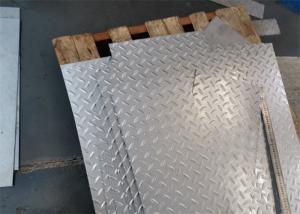 Wholesale Silt Edge Stainless Steel Checkered Plate 321 SS Chequered Plate 2000mm 2500mm Long from china suppliers