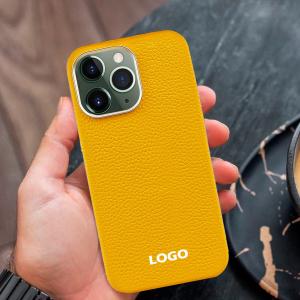 Wholesale Customized Leather Phone Cover for iPhone 12 13 14 Pro Max Business Design Style OEM/ODM from china suppliers