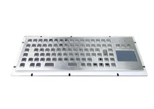 Wholesale Rear Mounting Industrial Keyboard 20mA SUS304 With Trackball Mouse Trackpad from china suppliers