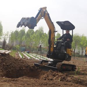 Wholesale 11.8KW Mini Backhoe Excavator Color Customized EPA Certified from china suppliers