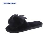 1D0044 Lady Cute Fluffy Fleece Plush Warm Slipper
