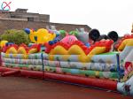 Factory Mickey Pan Themed Inflatable House And Slide Jumping Castle