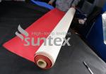 Fire Retardant PU Coated Waterproofing Fiberglass Cloth Fire Resistant Fabric PU
