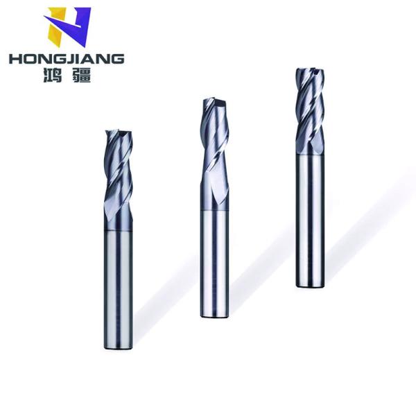 3 Flutes Corner Radius End Mill Carbide Cutter For Stainless Steel Milling