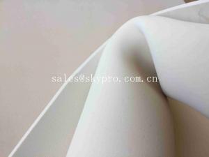 China CR Rubber Foam Heat Resistance Neoprene Fabric Roll With 1-40mm Thickness on sale