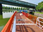 Aluminium Marine Floating Dock Rubber Fender HDPE Floats Finger Dock