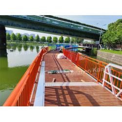 China Floating Jetty Aluminum Dock/ Marine Floating Pontoon Bridge Aluminium Dock for sale
