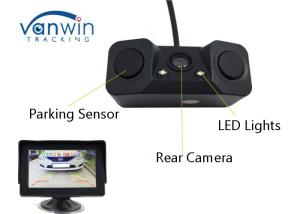 Wholesale Universal Vehicle Hidden Camera , Night Vision Reverse Camera With 2 Parking Radar Sensor from china suppliers
