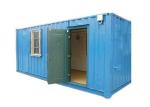 Thermal Insulation Thickened Door 20gp Prefab Office Container