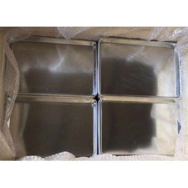 40*30cm Stainless Steel Wire Mesh Cable Tray , Flat Bbq Grill Wire Mesh Pan