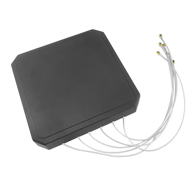 Anti Drone System Waterproof Panel Antenna 6 Band 26CM 17dBi MIMO 260x260x40mm
