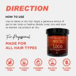 16oz Wax Styling Tamer Edge Control for Black Hair No Flaking Edge & Braid Gel