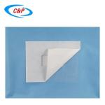 Fluid Repellent Fenestrated Disposable Surgical Drape Towel For Hospital Clinic