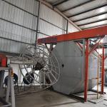 Industrial Shuttle Rotomolding Machine 1000kg Max Mold Weight