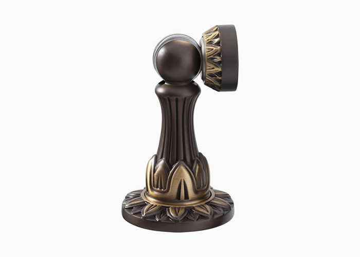 Home House Magnetic Door Stopper , 58mm 94mm Brass Door Holder Catch