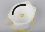 Wholesale white Comfortable Cup-shaped disposable mask with gas outlet valve