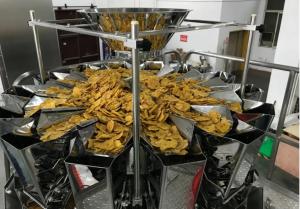 Wholesale Automatic Banana Chips SS304 2.5L Fruit Multihead Weigher from china suppliers