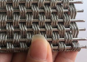Wholesale Crimped 5.5mm Decorative Architectural Woven Wire Mesh Anti Corrosion from china suppliers
