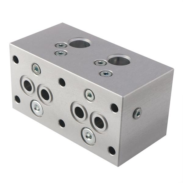 Hydraulic Valve Engineer Manifold Aluminum Stainless Steel CNC Machining