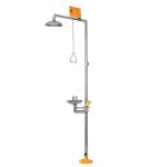 Eyewash Lab Fittings 100psi Emergency Shower And Eye Wash Station