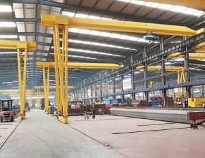 Wholesale Box Type 10 Tonne Single Girder Gantry Crane with P30 P38 Track from china suppliers