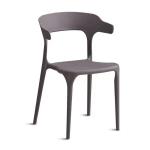 Waterproof Plastic Stacking Dining Chairs Colorful Green Plastic Dining Chairs