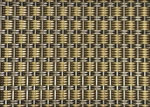 Wholesale Wall Coverings Architectural Steel Mesh Ss304 And Brass Wire Woven Architectural from china suppliers