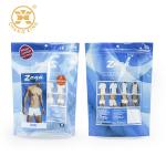50 Microns Clothing Clear Plastic Zip Lock Pouches Mylar Packaging Stand Up Bags
