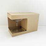 Customized Kraft Paper Packaging Box Corrugated Cardboard Display Boxes For
