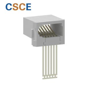 China Female RJ11 Modular Jack Connector UK  KW 6P6C RJ11 Telephone Jack on sale