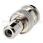 BNC-RM01 BNC Male Plug to RCA (Phono) Female Socket Connector