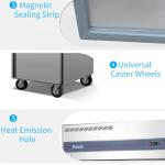 Odorless Multi Door Fridge Freezer Free Standing Anticorrosive Vertical