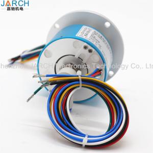 Wholesale Stainless Steel Electrical Rotary Union 360 Degree Rotating 250RPM 5A 6 Circuits from china suppliers