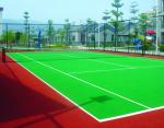 Seamless Anti Slip 4mm Polyurethane Sports Flooring colorful Fadeless