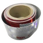 0.05×50m Red And White Vehicle Reflective Stickers Reflective Tape High