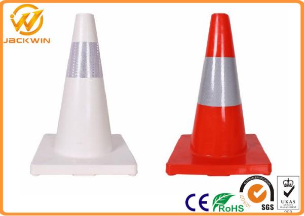 Red and White Traffic Safety Cones 18 inch for Residential / Dangerous Zone /