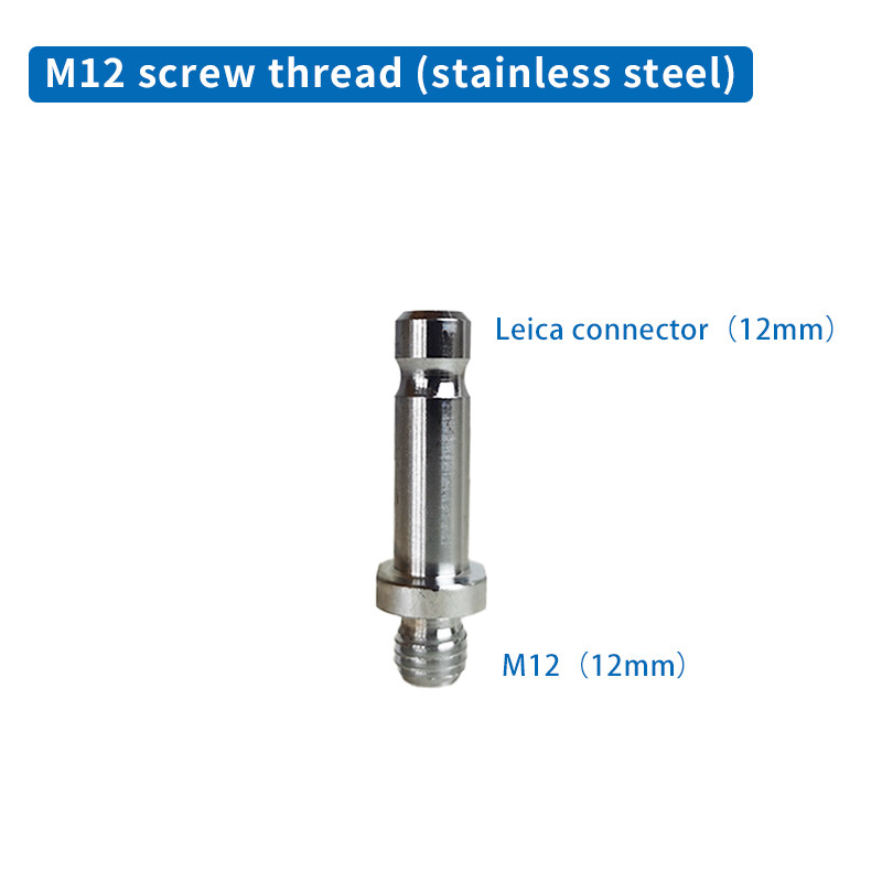 Prism Adapter 5/8 1/4 Thread Converter Universal Centering Pole Connector for Leica Base GPS RTK Total station
