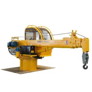 Wholesale 360 Degree Rotation Mobile Harbour Crane Marine Deck Ship Crane With Telescopic Boom from china suppliers