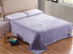 Cozy Flannel Fleece Blanket Super Soft , Microfiber Plush Throw Blanket On Bed