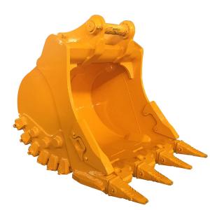 Wholesale 0.25cbm Excavator Rock Bucket High Strength Steel Construction Strategically Positioned Cutting Edges from china suppliers