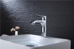 Square Bathroom Sink Faucets , Single Handle Basin Sink Bathroom Vanity Faucets