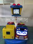 Playfun smart and cute design Gogo beep 2 players kiddie swing carnival ride