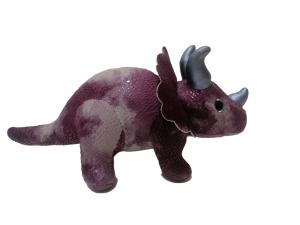 Wholesale Plush Purple Triceratops Polyester Stuffing Toys 26cm from china suppliers