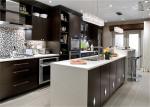 MDF Material High Gloss Kitchen Cabinets Waterproof Easy Clean For Home