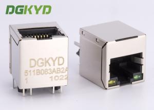 Wholesale 10/100 BASE 180 degree Rj45 Lan Jack vetical insertion ethernet connector factory from china suppliers