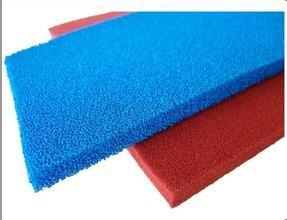 Red Blue Silicone Sponge Sheet Food Grade Silicone Rubber Sheet Open Cell For