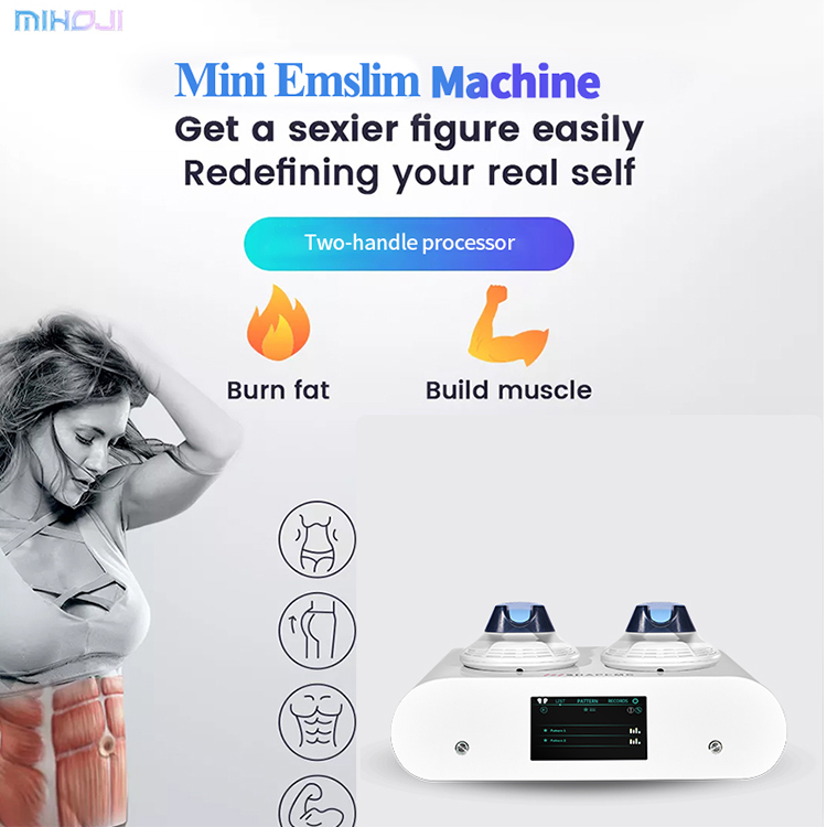 EMSlim 2 Handles EMS Body Slimming Machine 150Hz For Enhanced Muscle