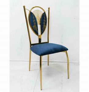 Wholesale Dining Room Chairs High Back Padded Kitchen Chairs Student Metal Frame from china suppliers