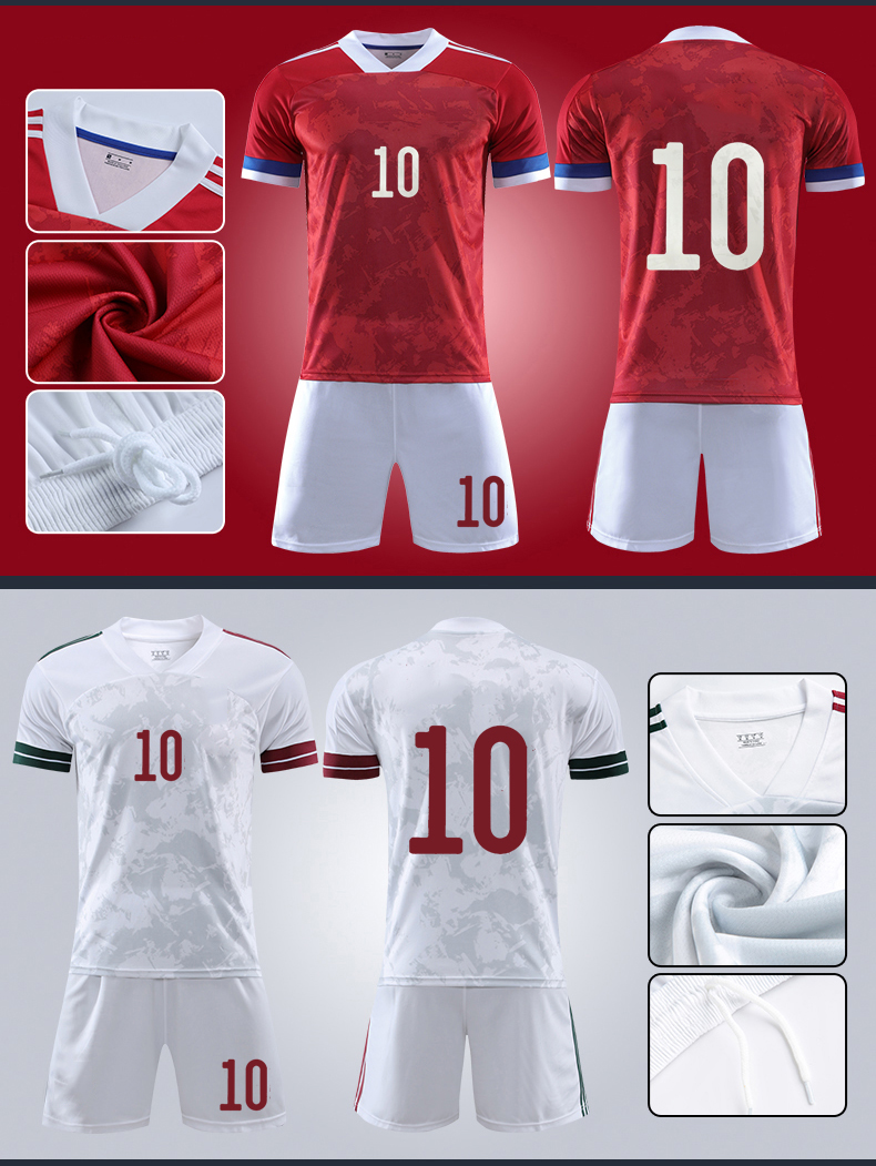 Quick Dry Sportswear Men Soccer Wear Set Uniforms Custom Football Soccer Jerseys world cup 2022 portugal