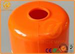 Reflective Orange 45cm Traffic Warning Post , Waterproof Road Reflector Posts